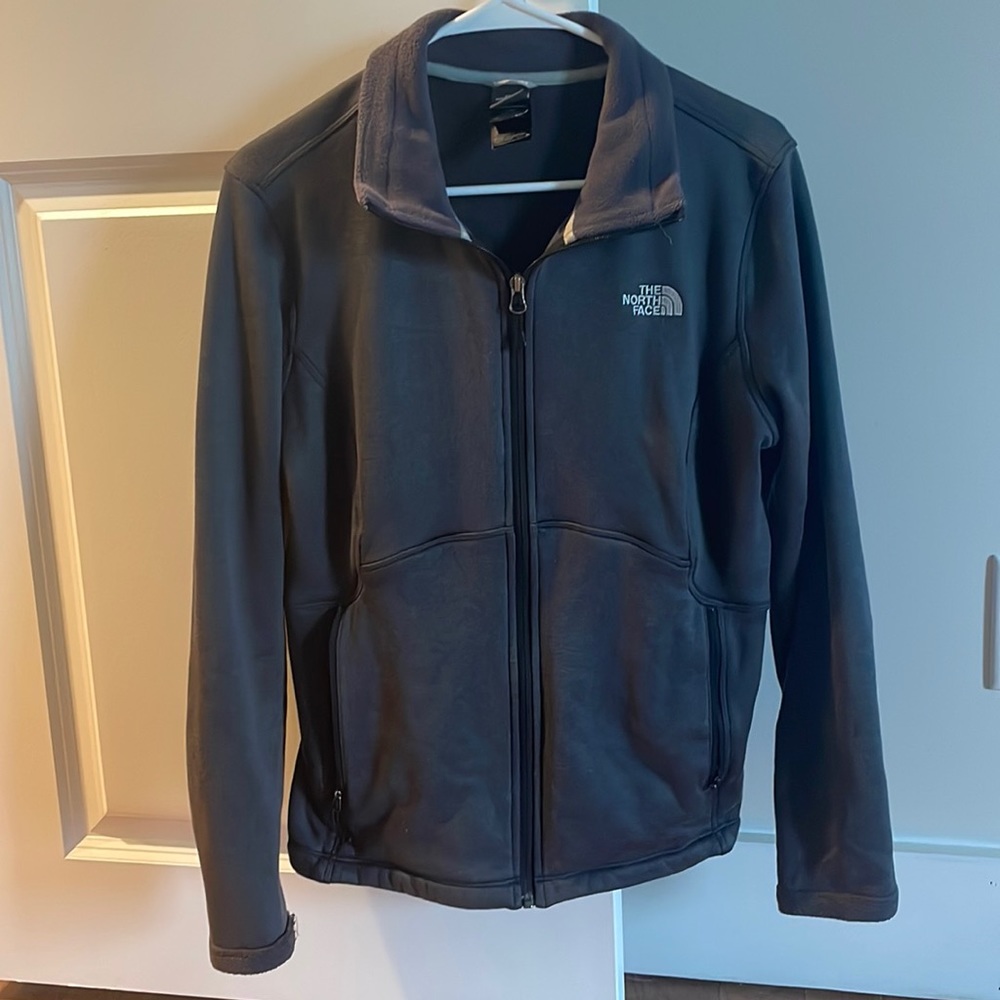 Grey North face
